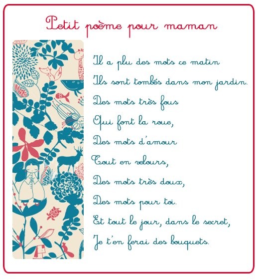 Petit Poeme Pour Maman